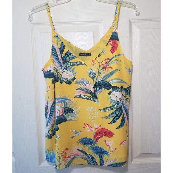 cottonon yellow top adjustable strap tank top - Picture 2 of 6